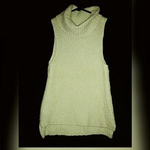 Aeropostle turtleneck/cowl neck sleeveless sweater
